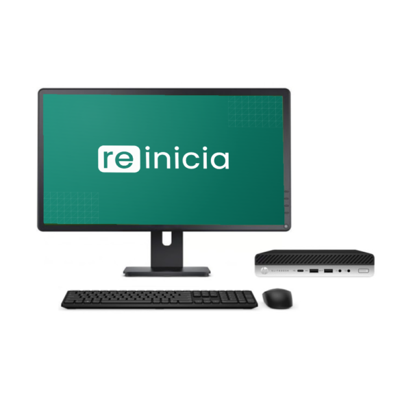 Desktop HP Pack HP 800 G4 Mini | i5-8500T | 8GB | SSD 512GB | Recondicionado Grade A+