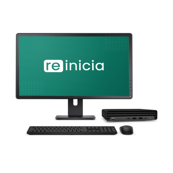 Desktop HP Pack HP 600 G6 Mini | i5-10500T | 16GB | SSD 256GB | Recondicionado Grade A+