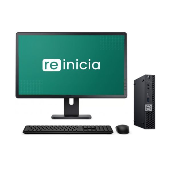 Pack Dell 5070 Micro | i5-9500T | 16GB | SSD 512GB | Monitor 34" | Recondicionado Grade A+